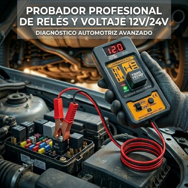Producto - Tester Probador De Relés Automotriz Universal 12v 24v Profesional