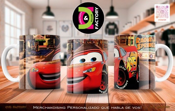 Producto - Taza Cars - TZ-RT-BL-11OZ-503-MV-ANM-CARS