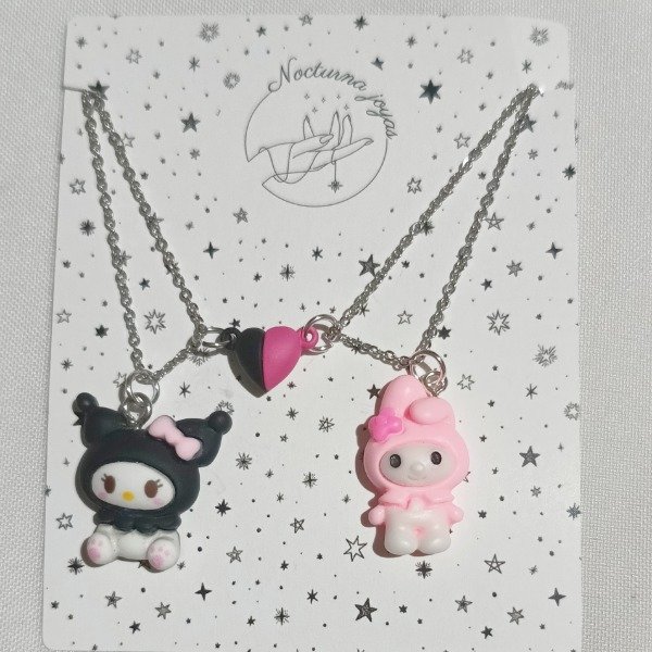Producto - Collares para compartir kuromi y My Meloddy mate