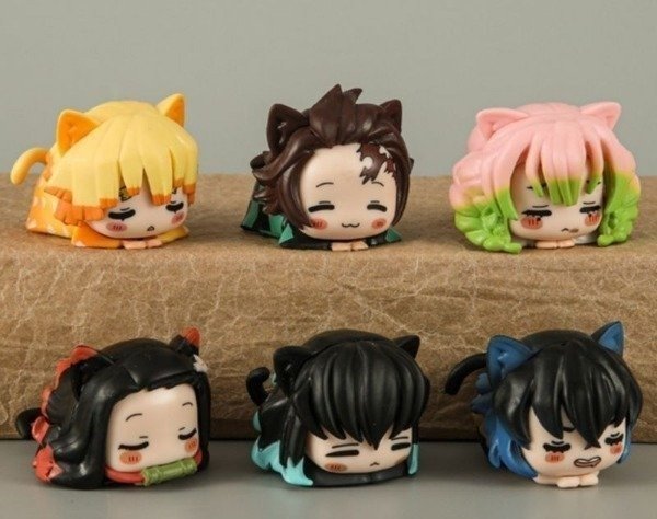 Producto - Set Gashapones Gatitos Kimetsu - Demon Slayer - 6cm