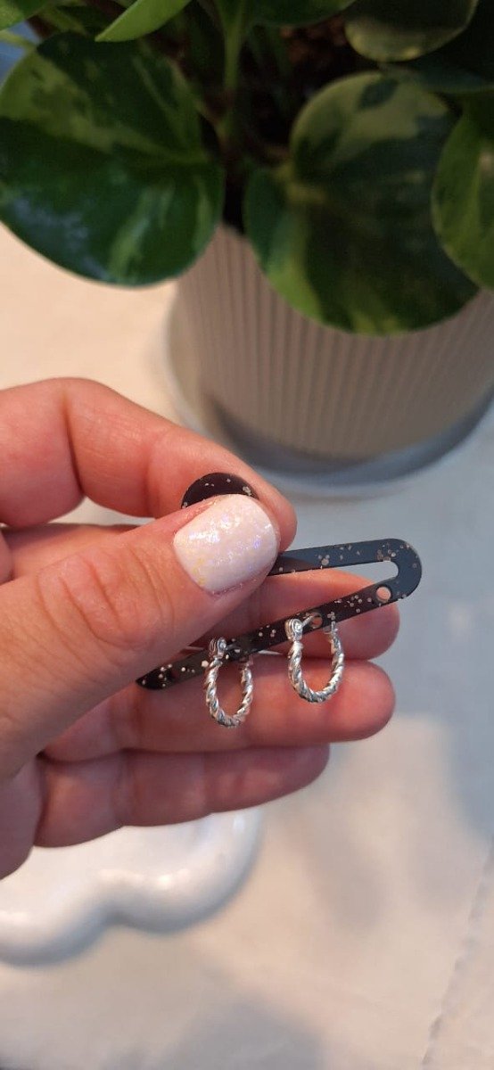 Producto - Argollitas Plata Torzadas Mini