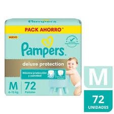 Producto - PAMPERS DELUXE TALLE M X 72