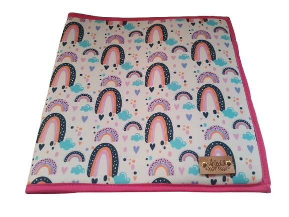 Producto - Forro de carpeta Arcoiris