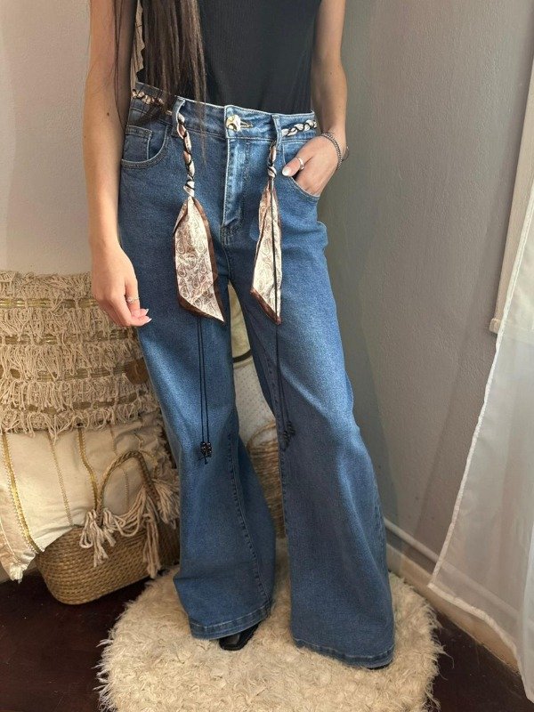 Producto - Pantalon Denim Con Pañuelo