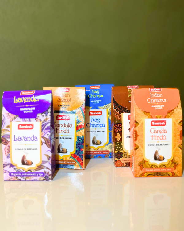 Producto - SAHUMERIOS CONO CASCADA SANDESH