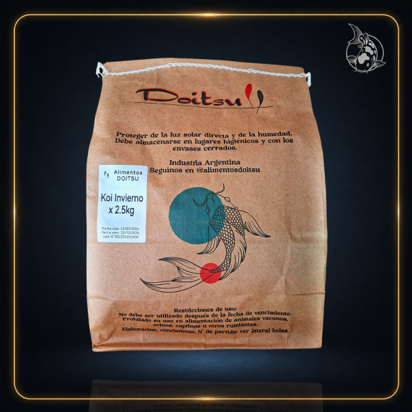 Producto - Alimento Doitsu Koi Invierno - Bolsa 2,5 Kg (Pack Económico)