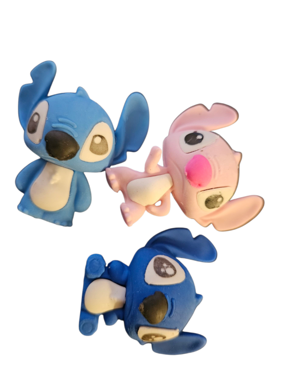 Producto - Goma Angel y Stitch x 1