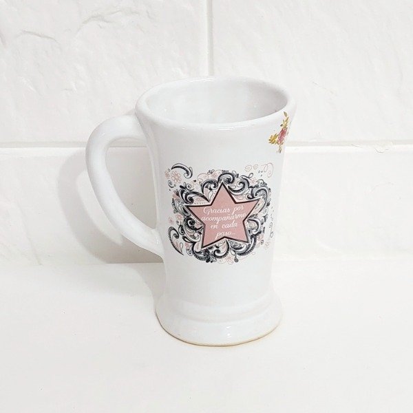 Producto - Taza Chocolatera "gracias por acompañarme"