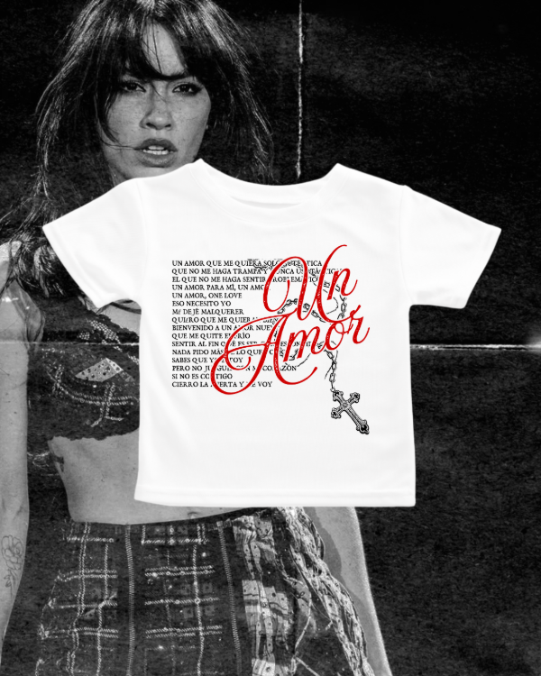 1amor rezo baby tee