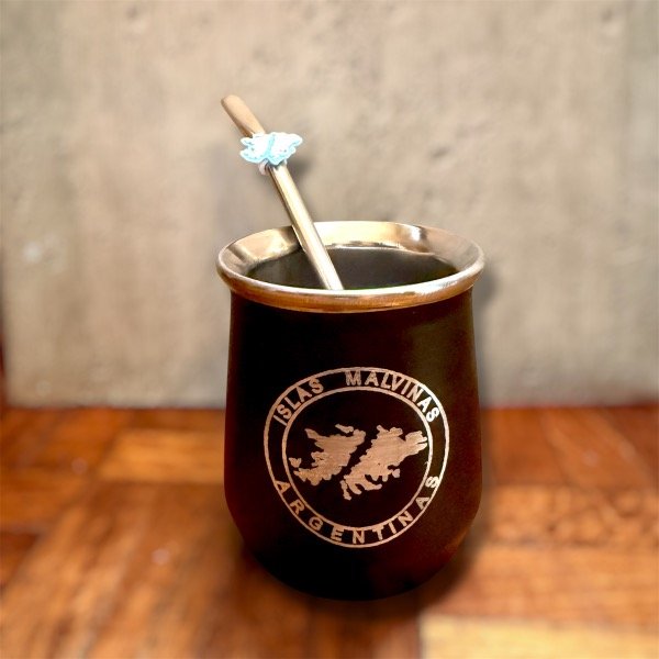 Producto - Mate térmico de acero inoxidable Malvinas