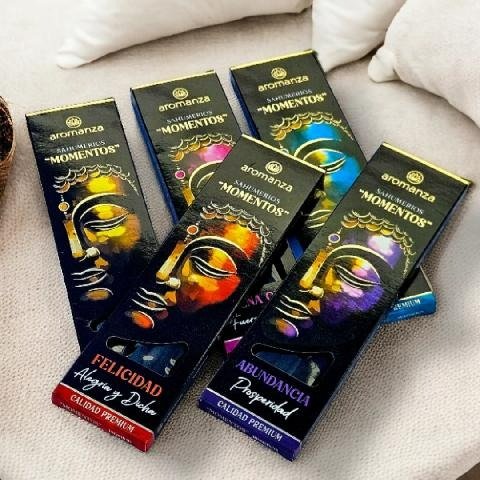 Producto - SAHUMERIOS AROMANZA MOMENTOS x 5