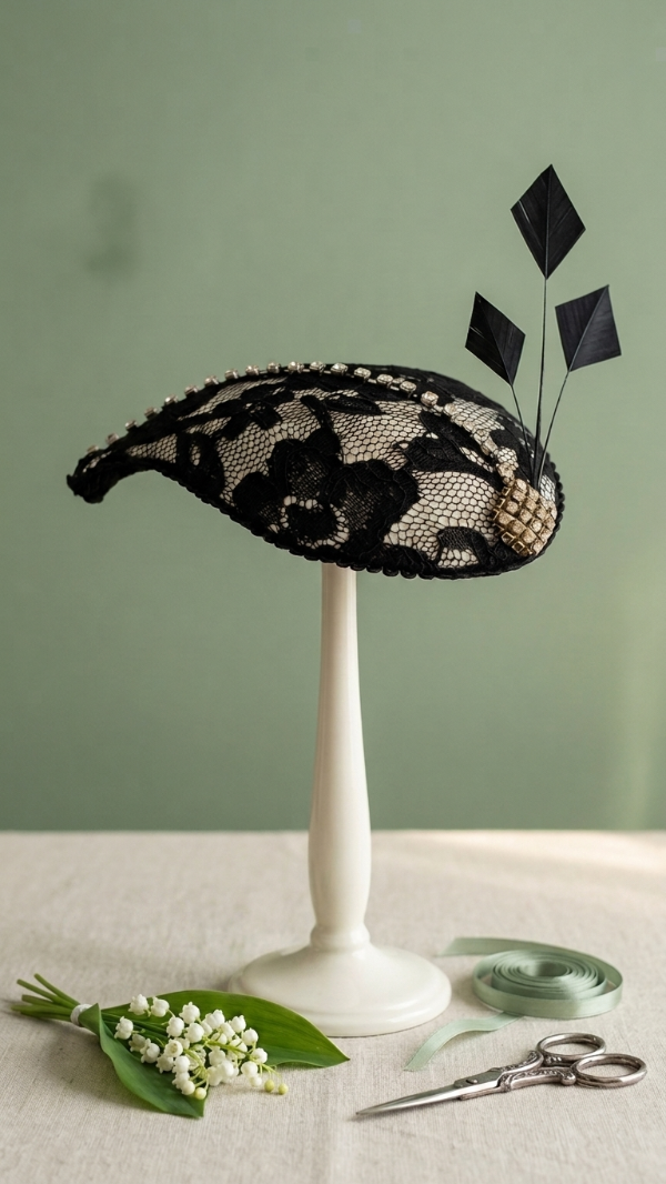Producto - Fascinator en encaje - 1