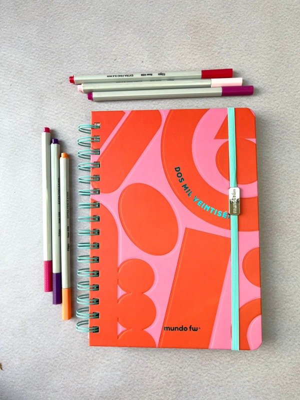 Producto - Agenda semana a la vista "fucsia" fw