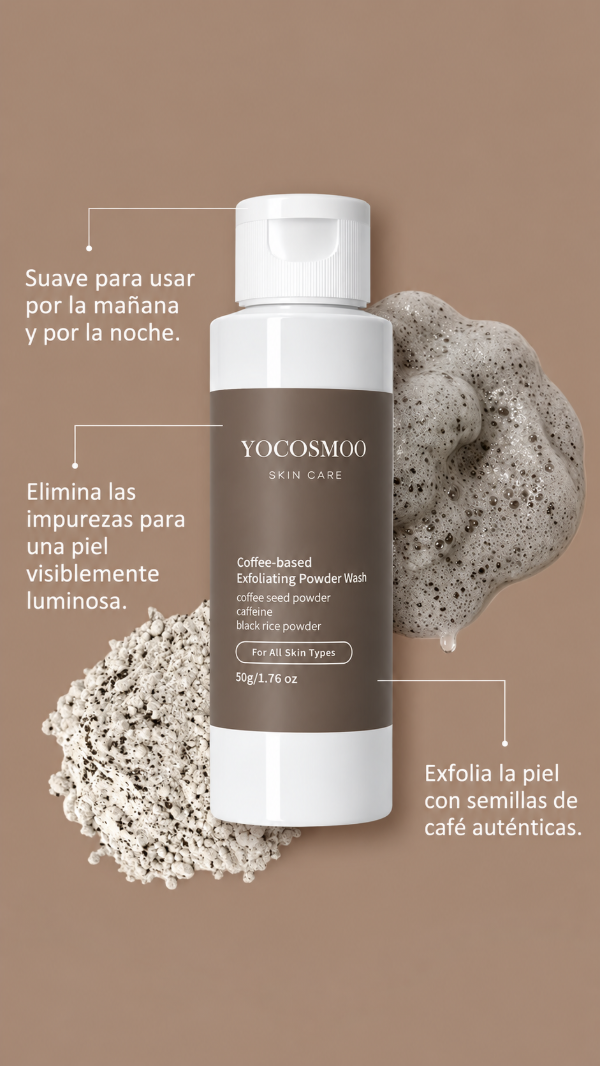 Producto - POLVO ENZIMATICO LIMPIADOR FACIAL DE CAFE 50 GR - 1