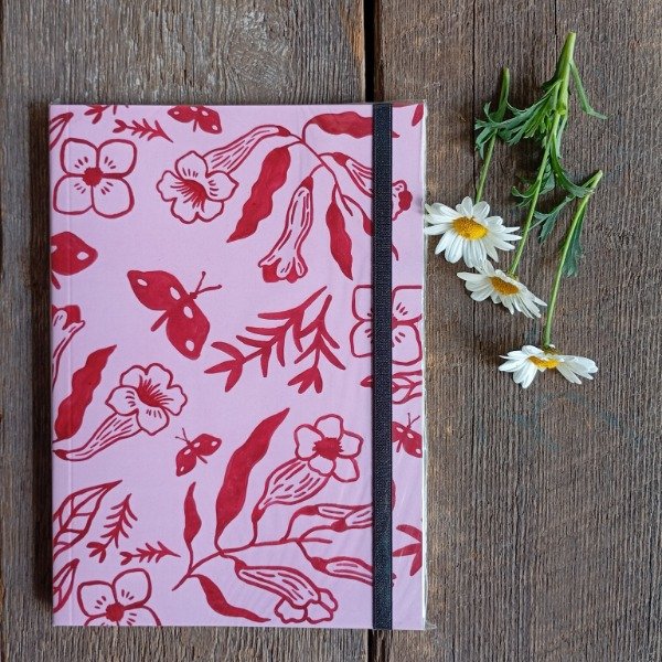 Producto - Cuaderno Flores y Mariposas