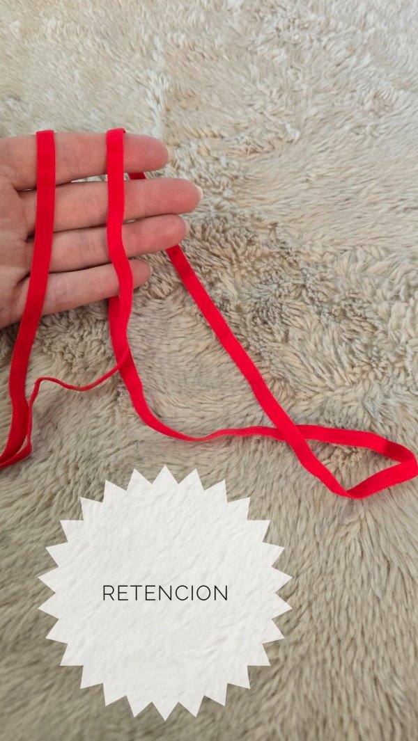 Producto - Elastico retencio rojo 1 m