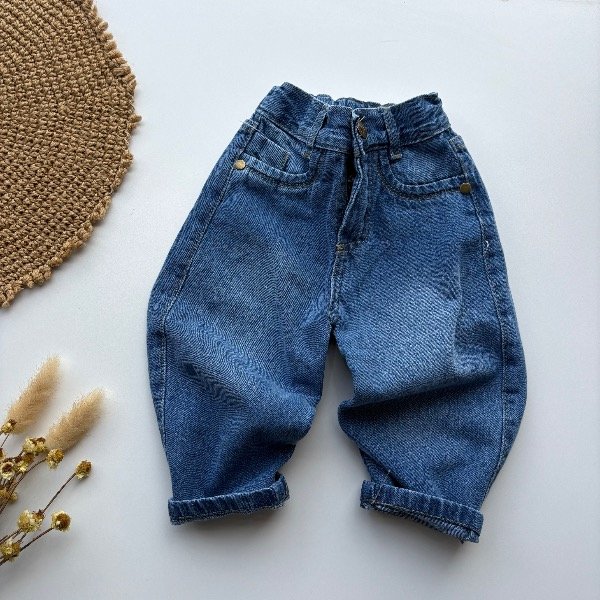 Producto - Baggy azul UNISEX talles hasta 4 años - 0