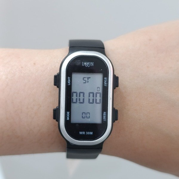 Producto - RELOJ LEMON DIGITAL SILICONA NEGRO CON GRIS 1