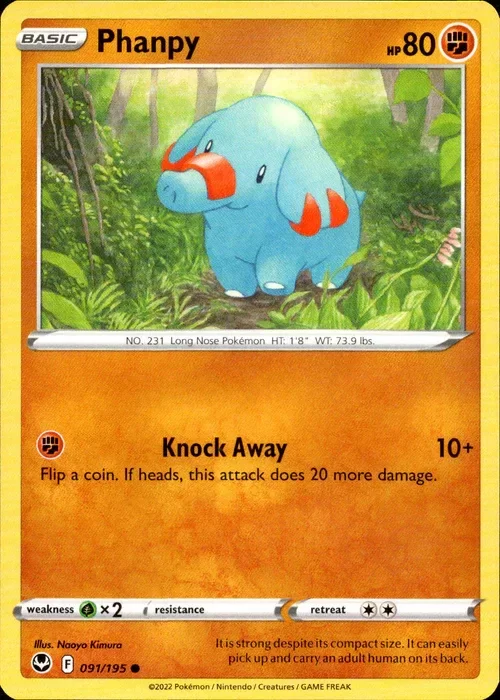 Producto - Phanpy - 091/195 - Silver Tempest