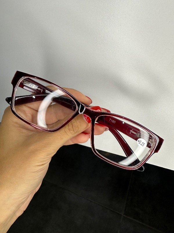 Producto - Lentes lectura unisex bordo
