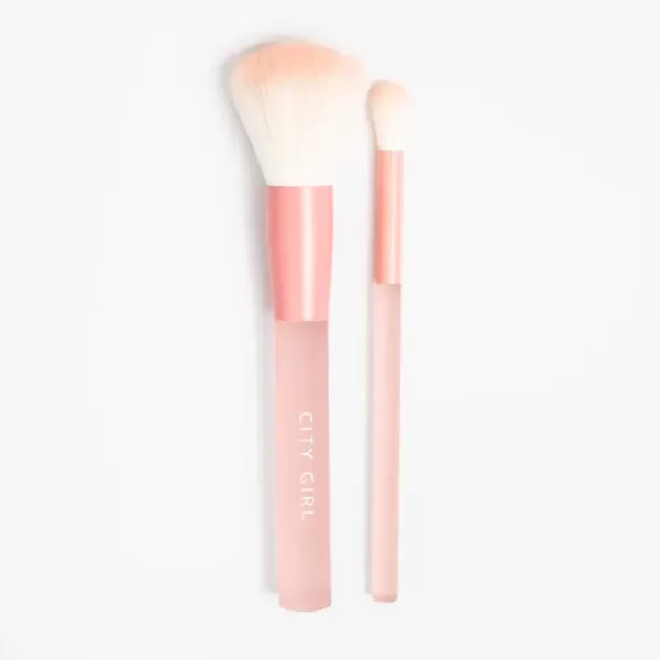 Producto - KIT DE BROCHAS PARA MAQUILLAJE 2PCS CITY GIRL