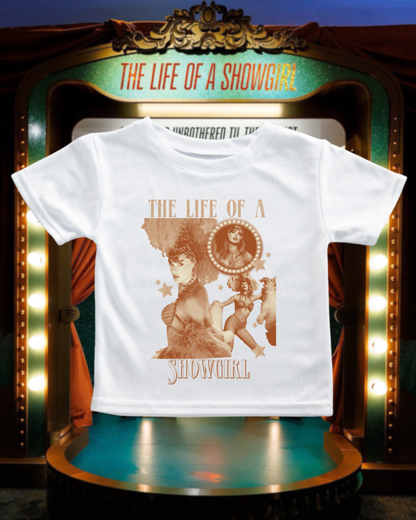 La vida de una showgirl baby tee
