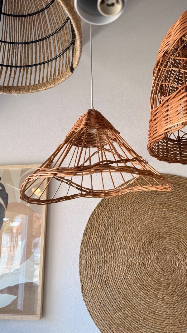 Producto - Colgante mimbre 50 x 30