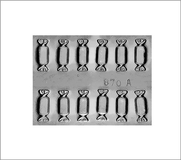 Producto - Molde de acetato CARAMELOS - cod. 870A