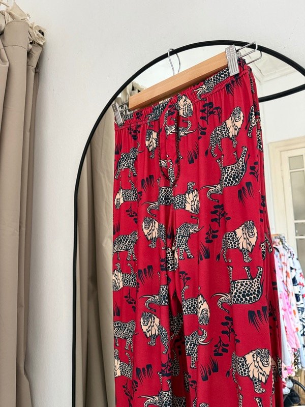 Producto - Pijama largo elefante con remera mangas cortas