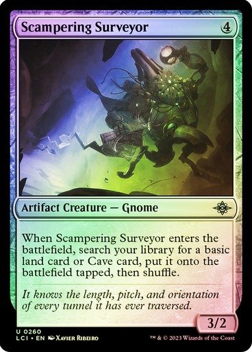 Producto - Scampering Surveyor Foil  Lost Caverns of Ixalan
