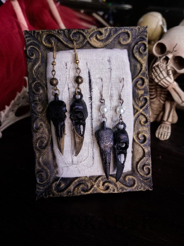 Producto - Aros Raven Skull - 0