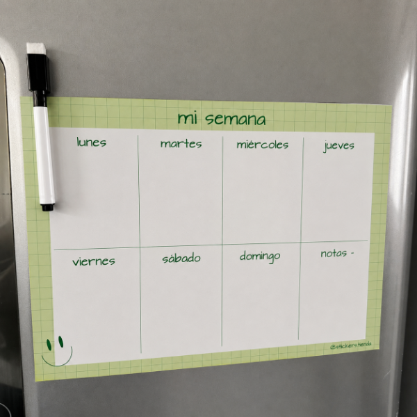 Producto - Planner imantado cuadros - 1