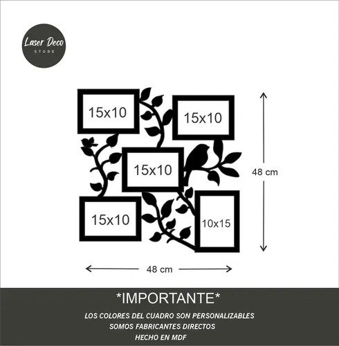 Producto - Portaretrato Fotos Aplique Decorativo - 4