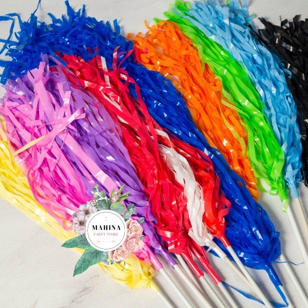 Producto - Porras multicolor x 5