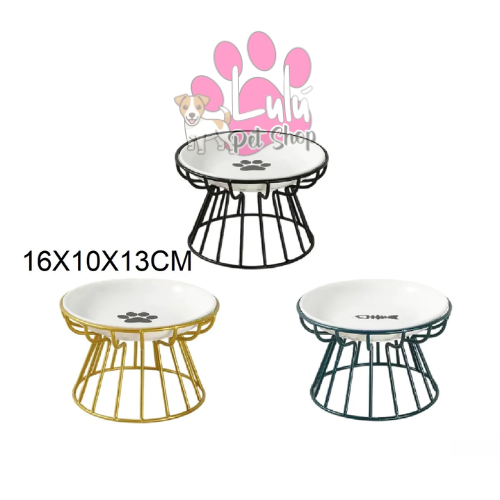 Producto - PLATO CERAMICA ELEVADO METAL
