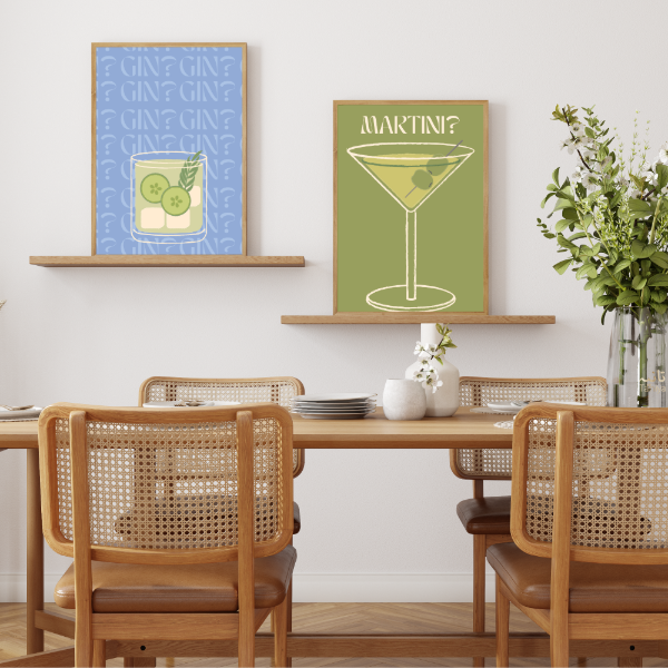 Producto - Colección tragos - Laminas decorativas Cocina o Bar - LAM75