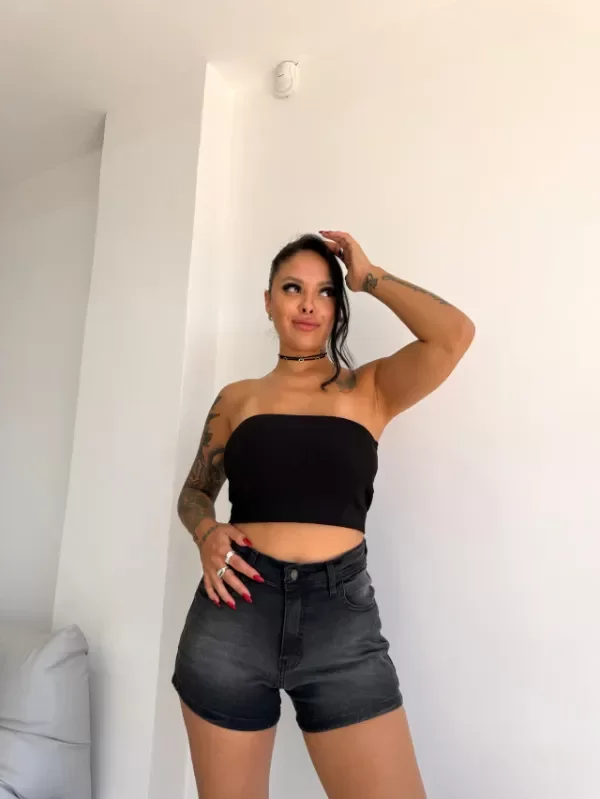 Producto - Short Denim Gris oscuro