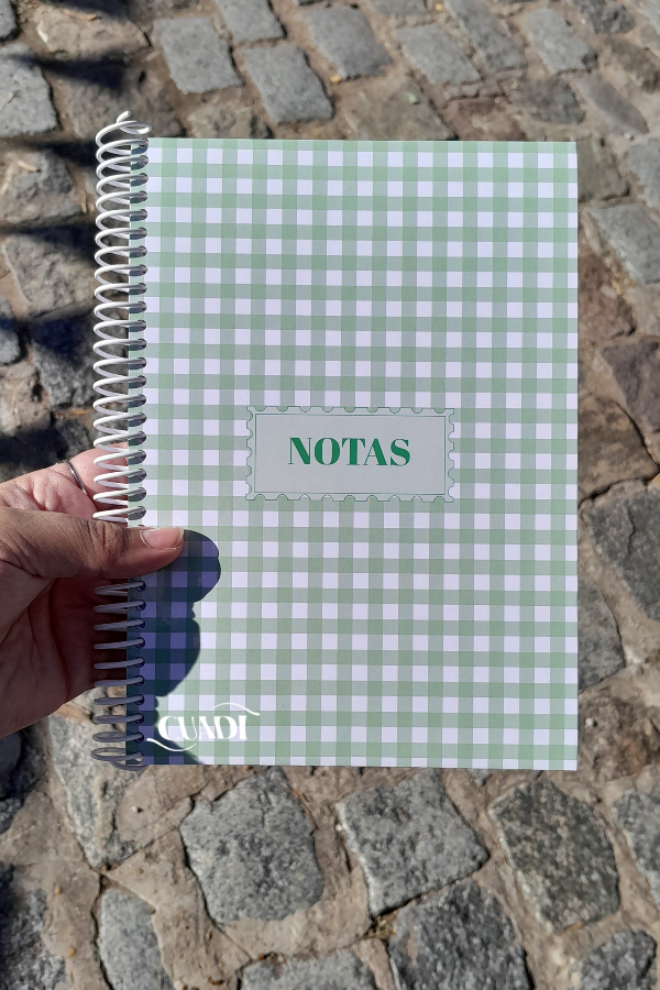 Producto - A5- Cuadrille verde