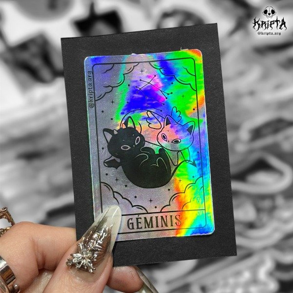Producto - Sticker "Michi Zodiacal" - Géminis