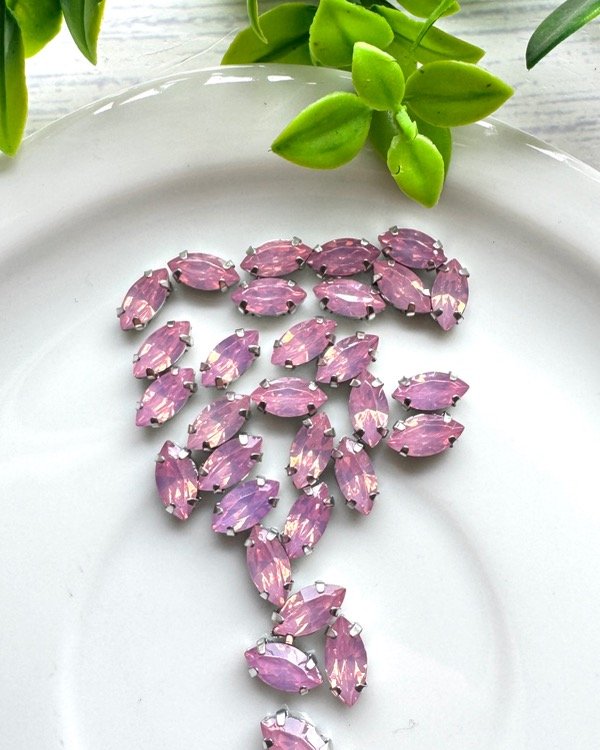 Producto - 5x10 NAVETTE MINI ROSA OPAL