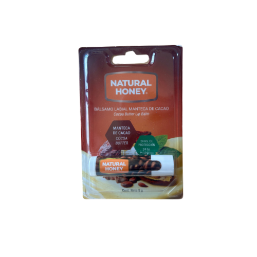 Producto - Balsamo Labial Manteca de Cacao NATURAL HONEY