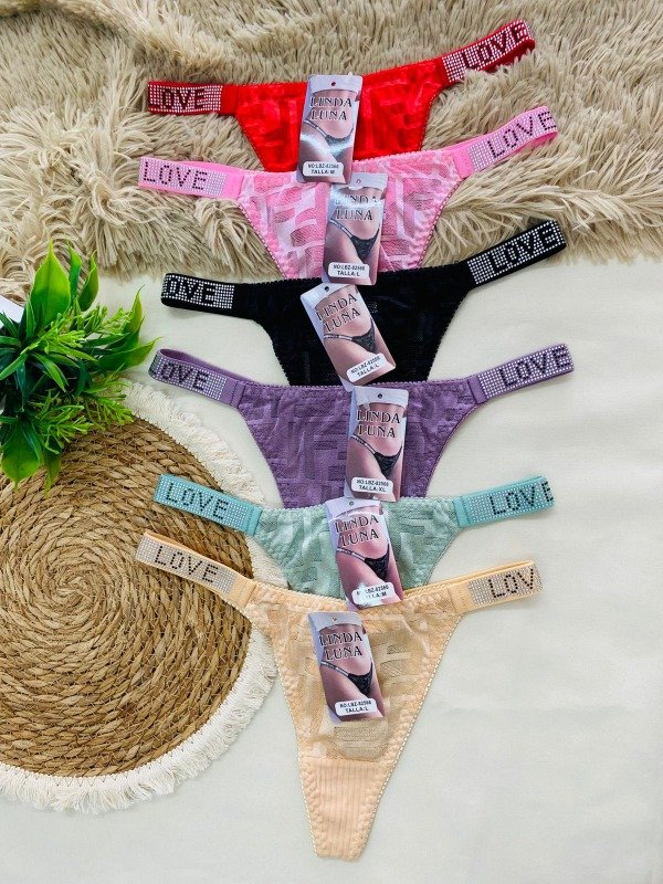 Producto - Colaless strass Love , Importadas