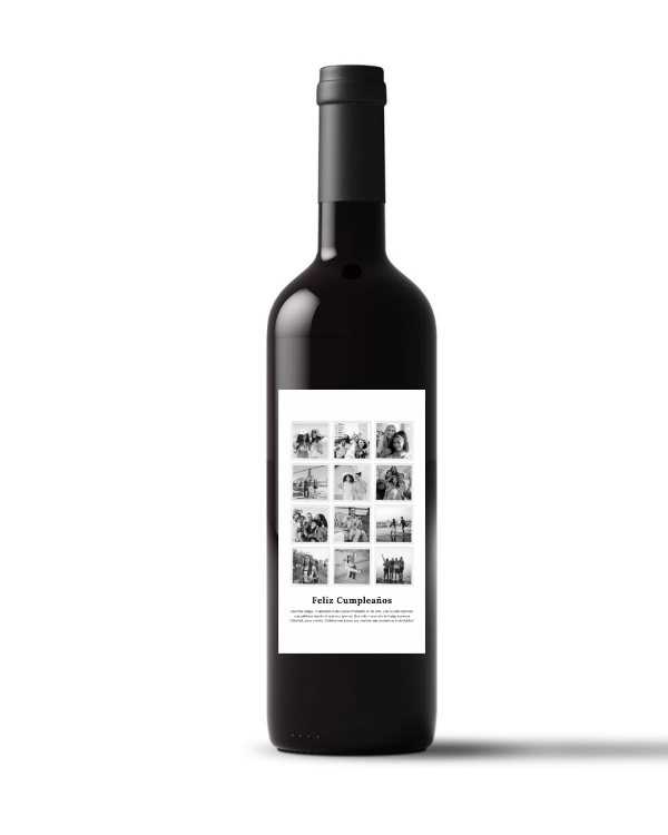 Producto - Vino personalizado modelo 2