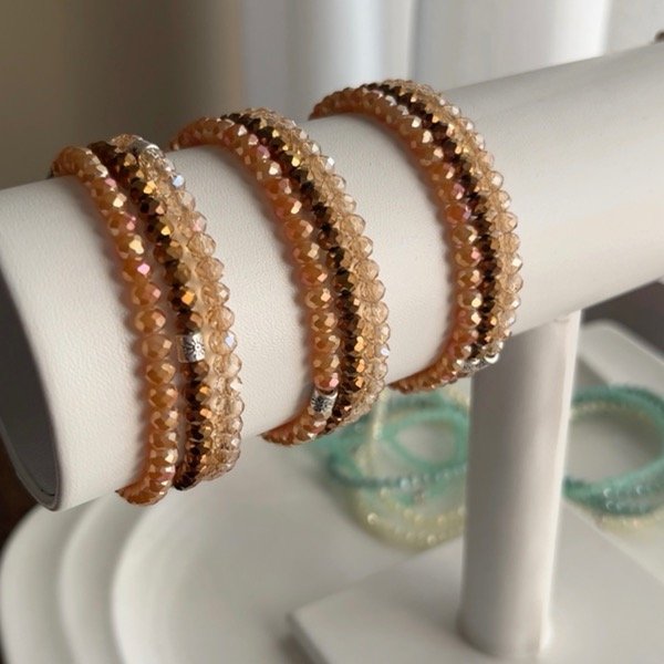 Producto - Pulseras Buganvilla Canela (x3) - 0