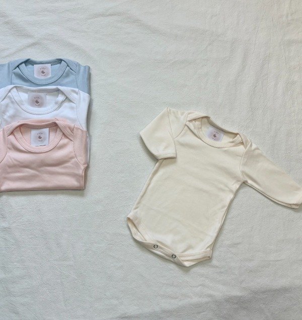 Producto - Body Mangas Largas Durazno Claro Liso