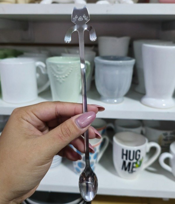 Producto - Cucharito gato para taza larga