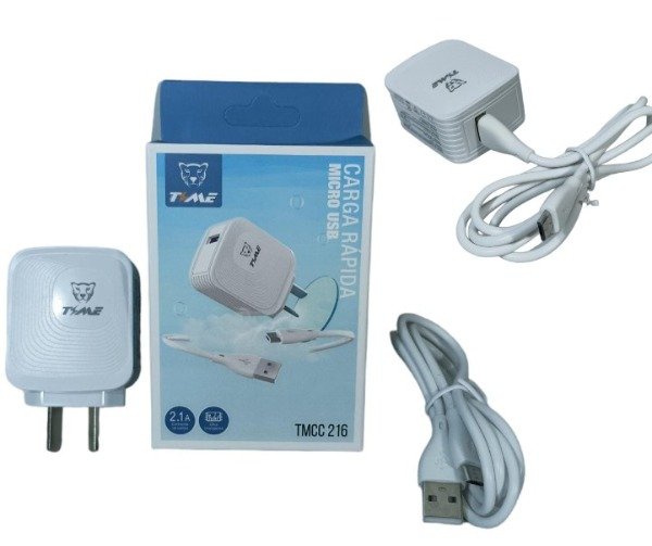Producto - Cargador time v8 3.1a con cable