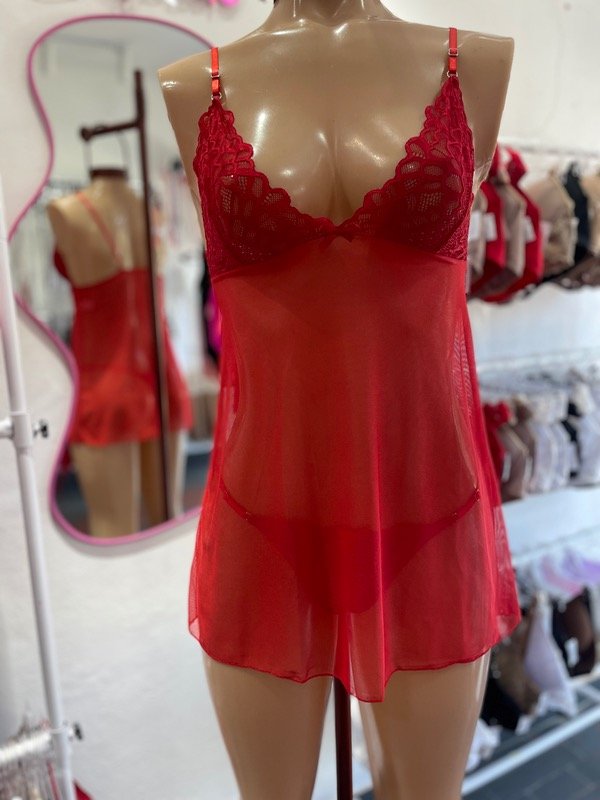 Producto - BABY DOLL CAMILA (rojo)