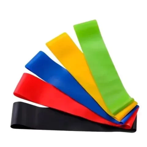 Producto - SET DE 5 BANDAS CIRCULARES DE LATEX    30 CM DE LARGO X 5 CM