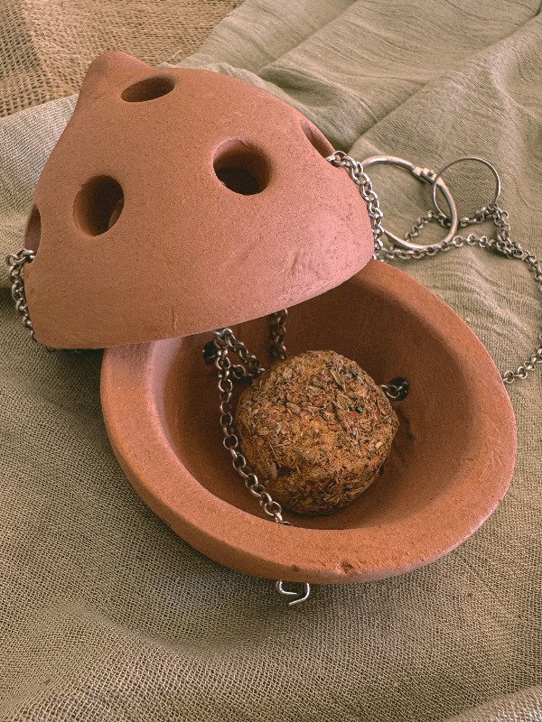 Producto - Quemador de Barro Colgante con Cadena